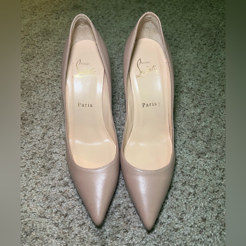 Leather Christian Louboutin Pointed Pumps